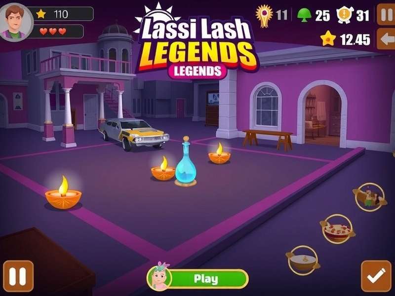 Lassi Lash Legends Gameplay Screenshot
